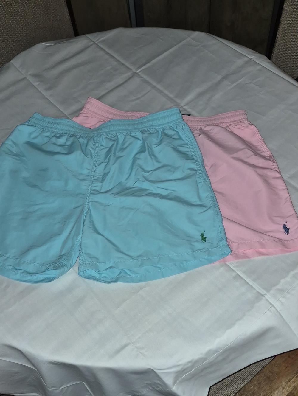 Polo Ralph Lauren Swim Trunks Shorts Mesh Lined Drawstring Size XL 2 Pairs